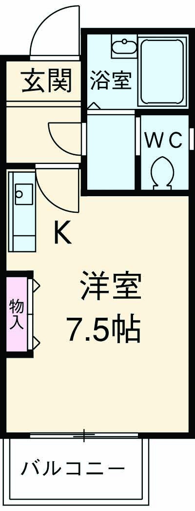 ロワール湘南 Cの間取り