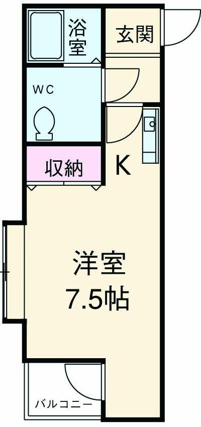 ロワール湘南 Eの間取り