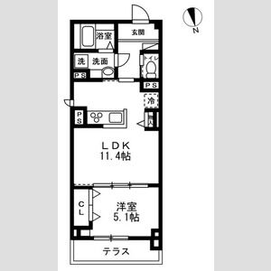 ルクス鹿沼台の間取り