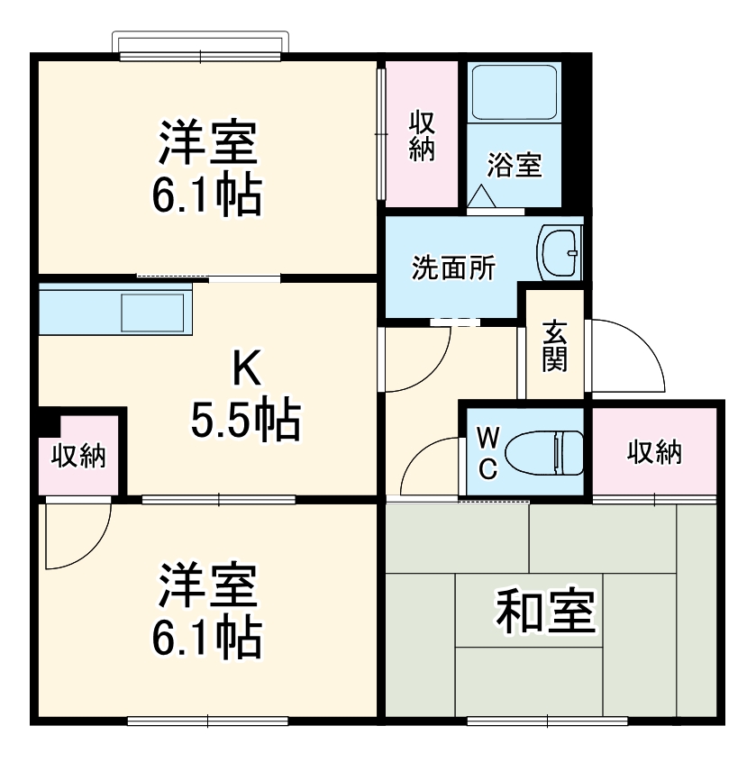 ソレーユ93の間取り
