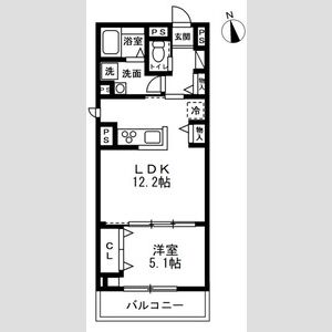ルクス鹿沼台の間取り