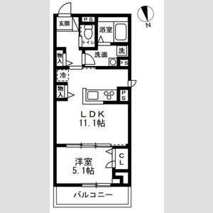 ルクス鹿沼台の間取り