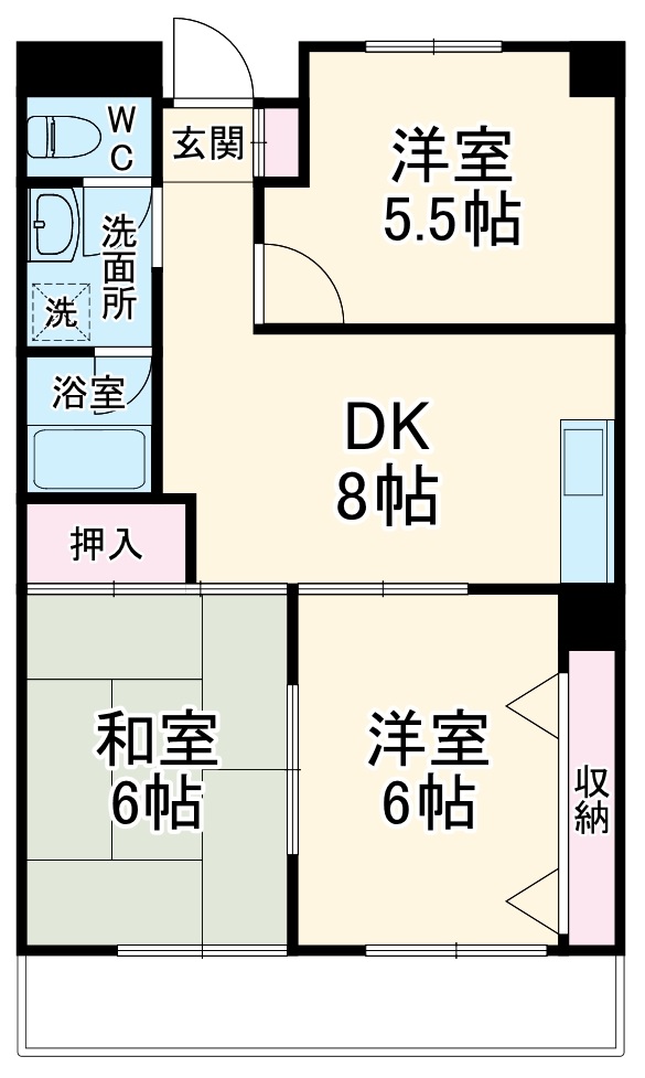 リバティー神木の間取り