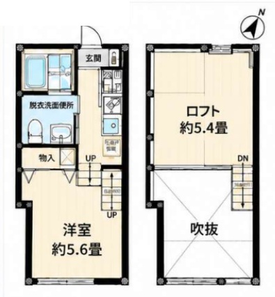 chaletプラス新検見川の間取り