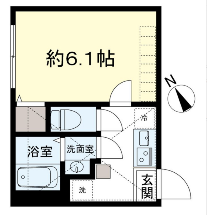 アザーレ・ルクス矢部の間取り