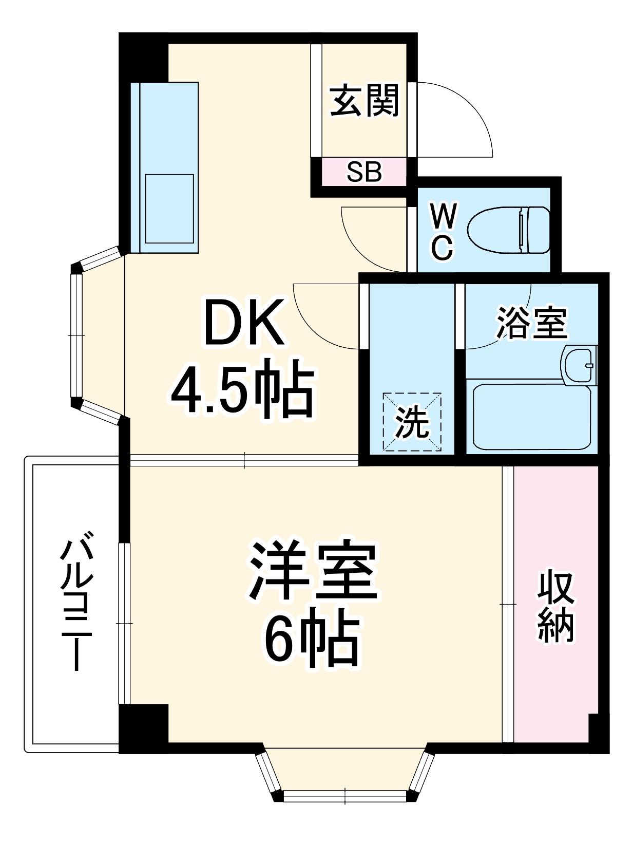 DSマンションの間取り