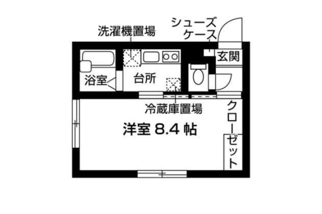 アカデミーヒル若松の間取り