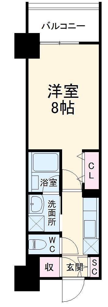グランドゥール瑞穂通の間取り
