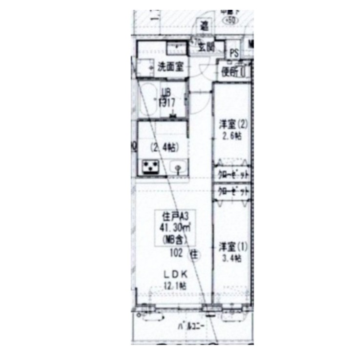 2/4 間取