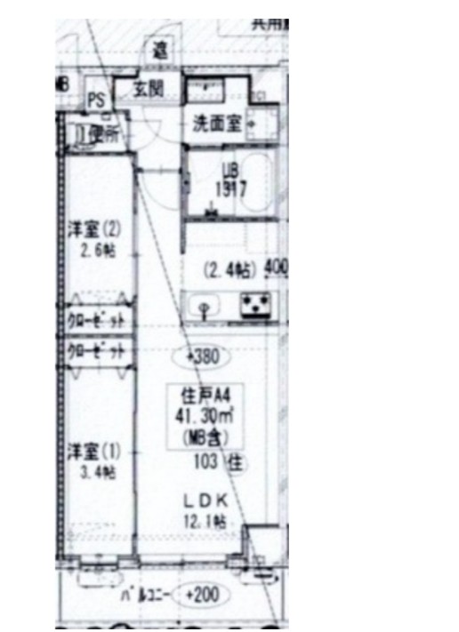 GENOVIA梅島の間取り