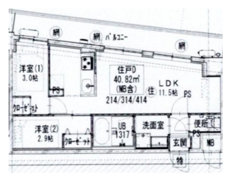 GENOVIA梅島の間取り
