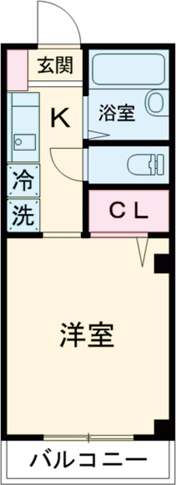 東駒形の完工年月(2004年2月)築の賃貸マンションの間取り