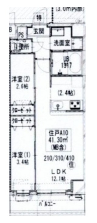2/4 間取