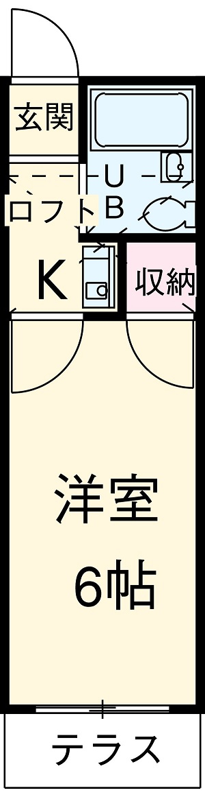 M&Kハイツの間取り