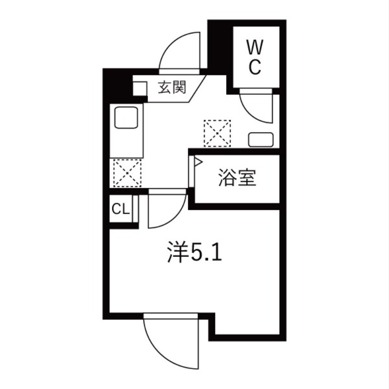 D’sVARIE高円寺レジデンスの間取り