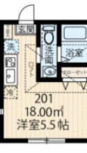 ラフィーネ生田Ⅲの間取り