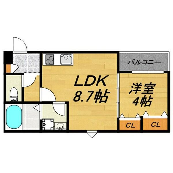 LECOCON四日市Ⅱの間取り