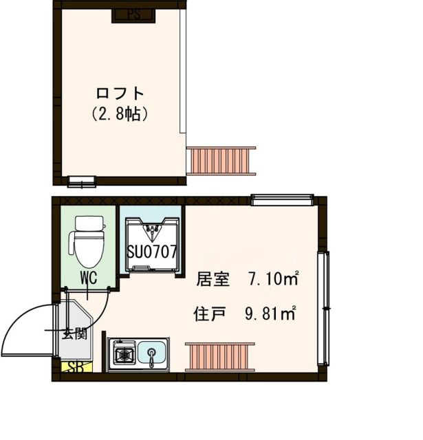 Stage 富久町の間取り