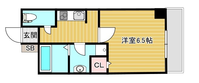 モンテノーム南堀江の間取り