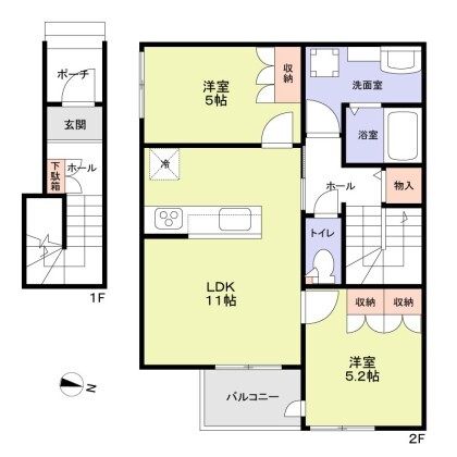 Casa Grigiaの間取り