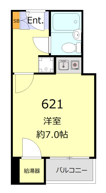 シャルマン文京千駄木の間取り
