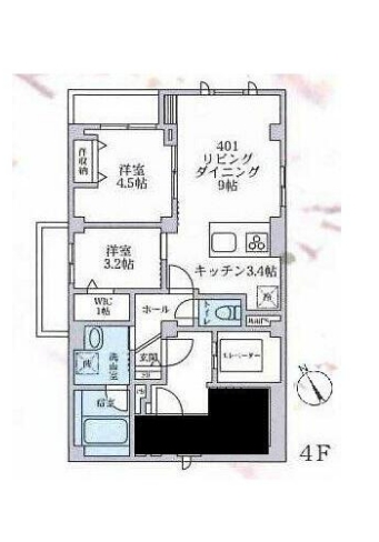 レルム頼Ⅴの間取り