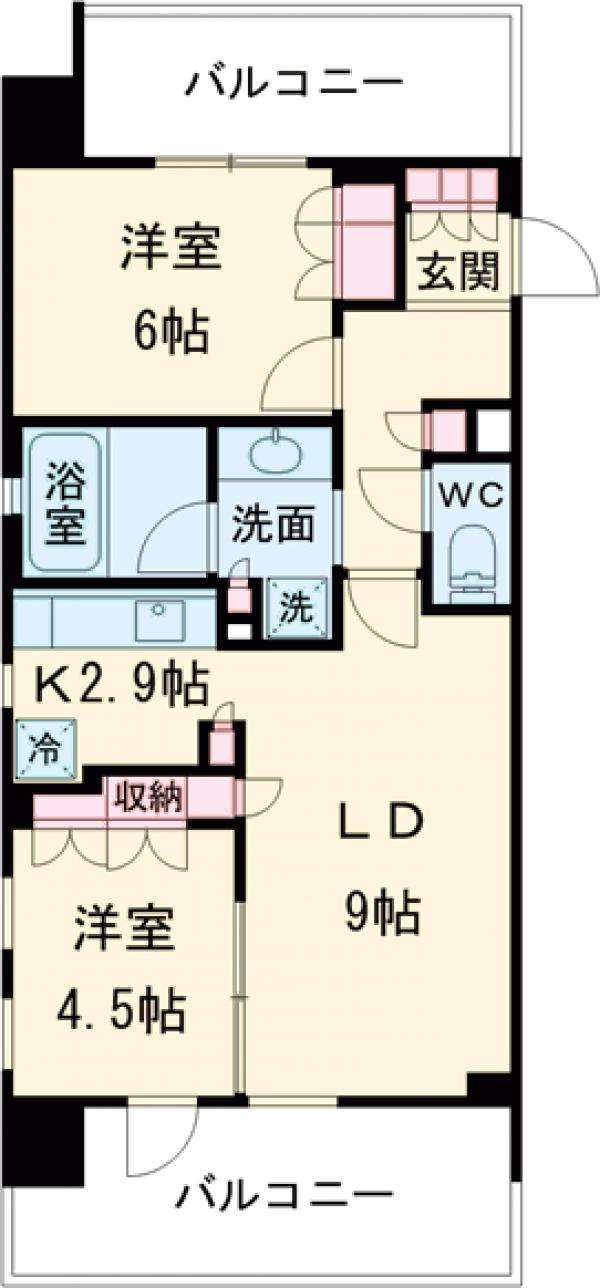 ラクラス目白の間取り