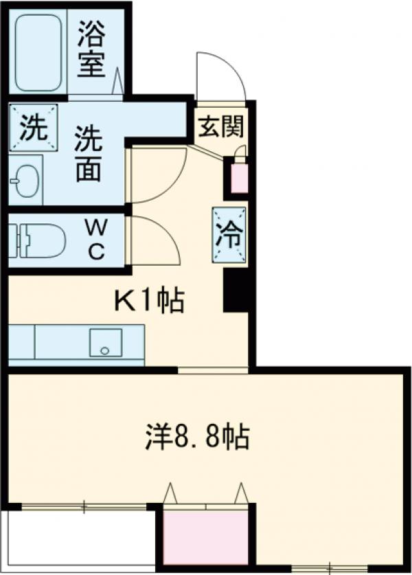 アクロポリスお花茶屋の間取り
