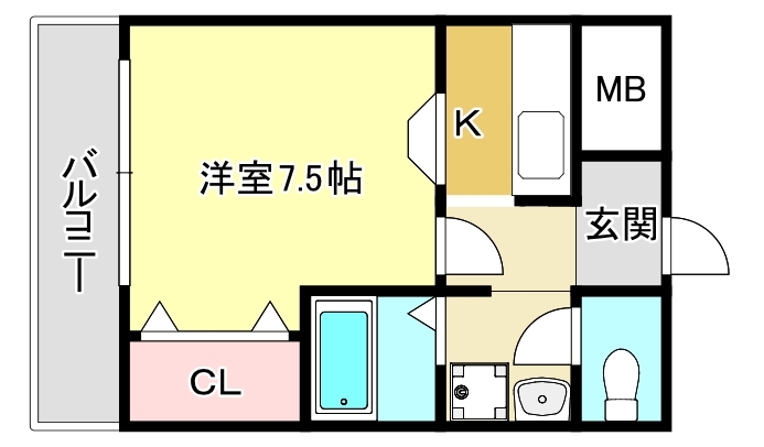 ニューノモトマンションの間取り