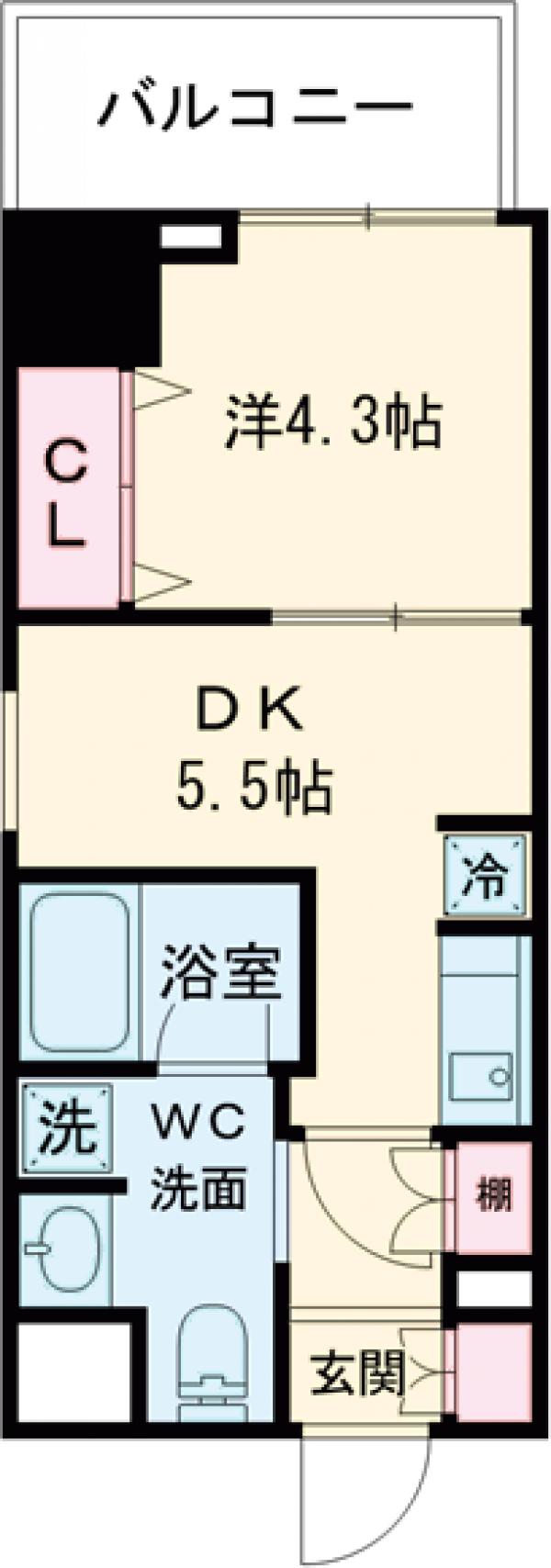 ES-Grande錦糸町ザ・クラスの間取り