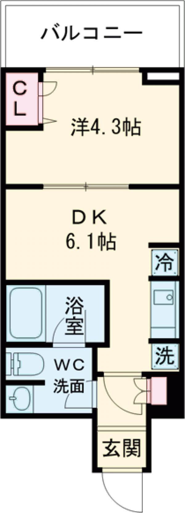 ES-Grande錦糸町ザ・クラスの間取り