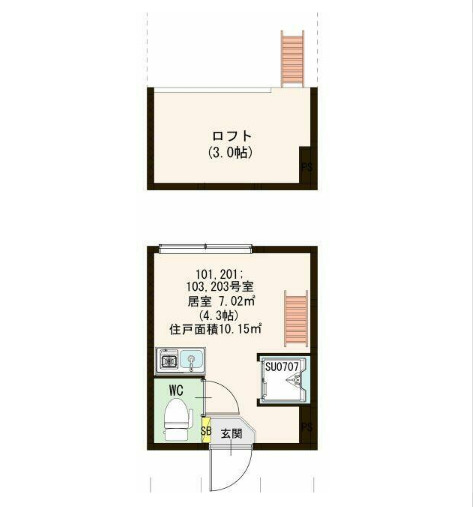 M´哲学堂公園 の間取り