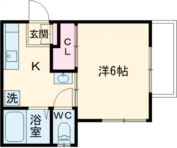 ジュネス西新井の間取り