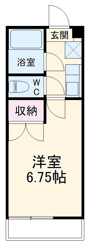 実籾コーポの間取り