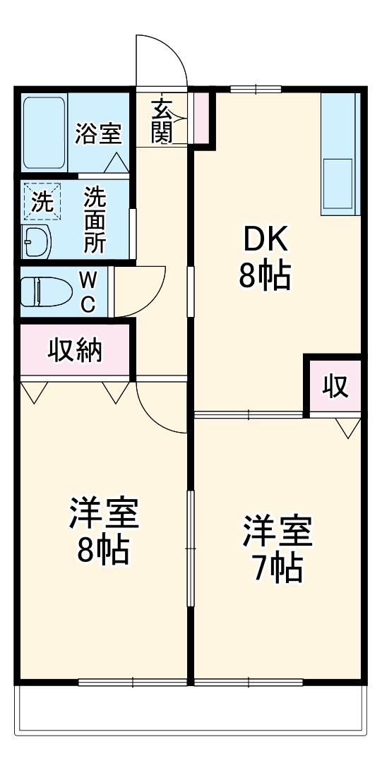 ヴィサージュYodaの間取り
