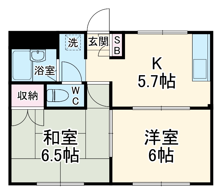 ユーハウスの間取り