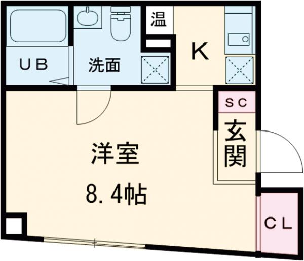 文花の完工年月(2022年2月)築の賃貸マンションの間取り