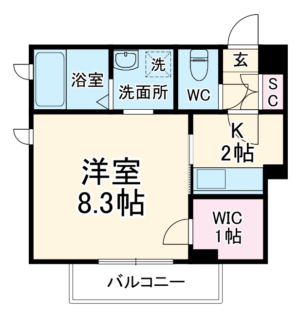 エスポワールGの間取り