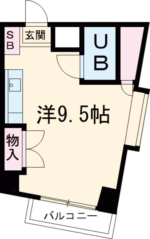 青柳ビルの間取り