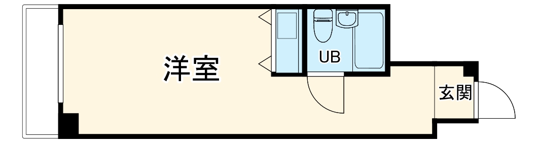 朝日プラザ心斎橋北の間取り
