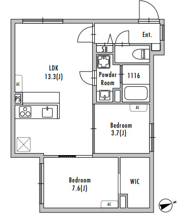 GRAN PASEO目黒青葉台の間取り