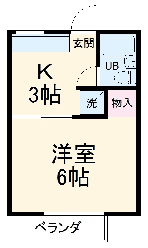 レピュート高岡 Bの間取り