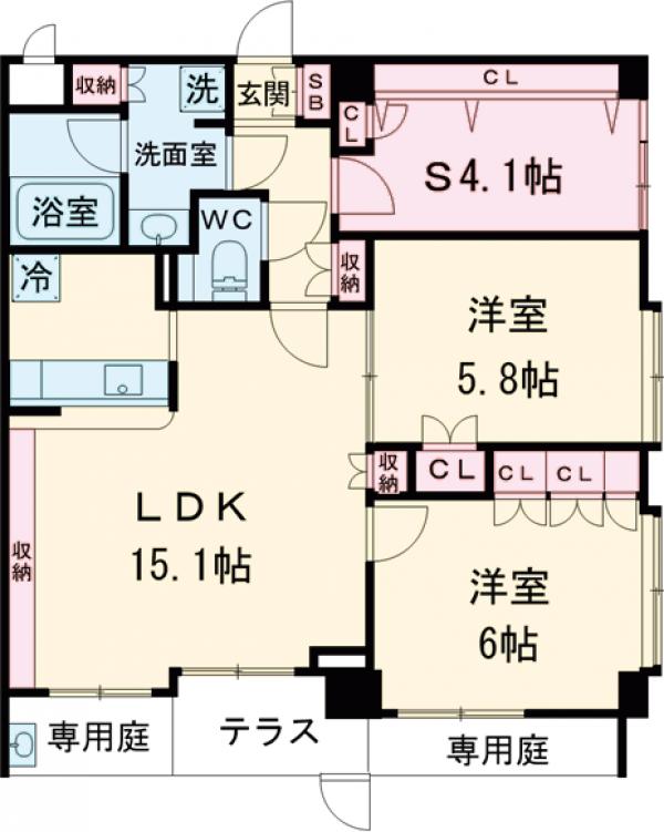 マイキャッスル碑文谷の間取り
