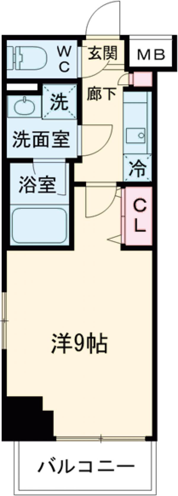 LUMEED CUBE 菊川 PREMIUMの間取り