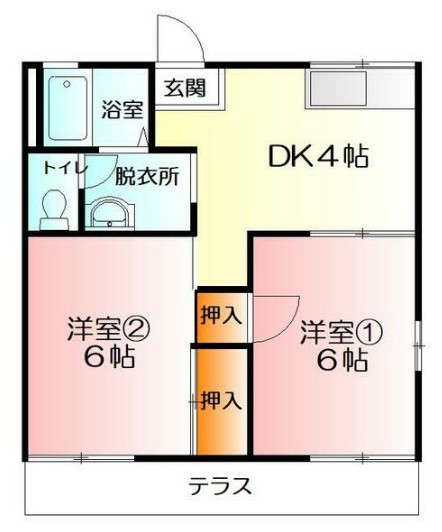 ハイム風見鶏の間取り