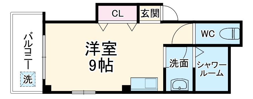 北区池田町マンションの間取り
