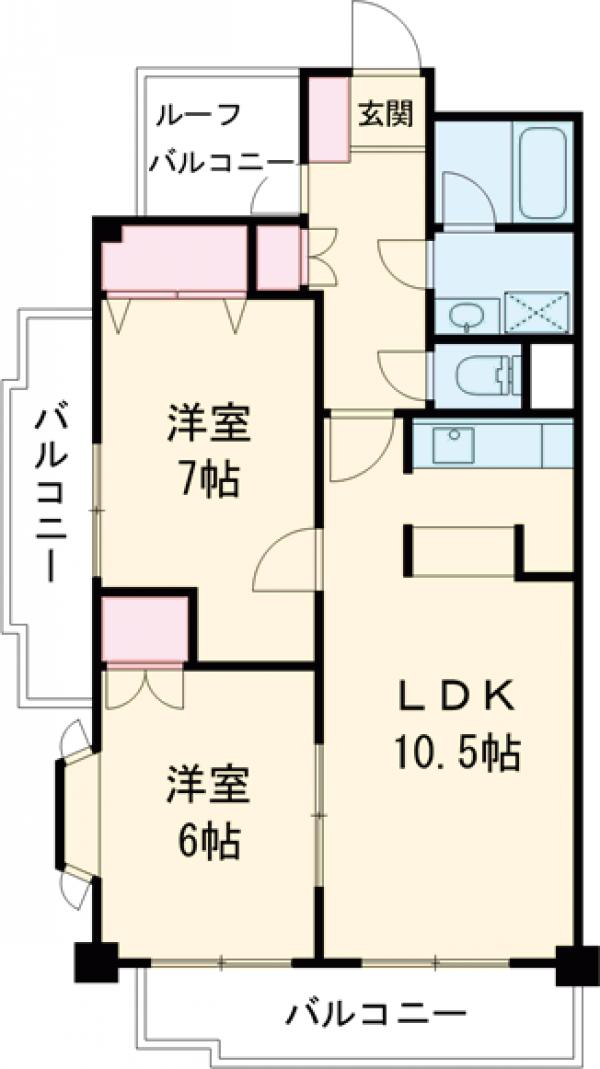トレシア南大泉の間取り