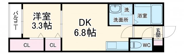 メゾンルミナの間取り