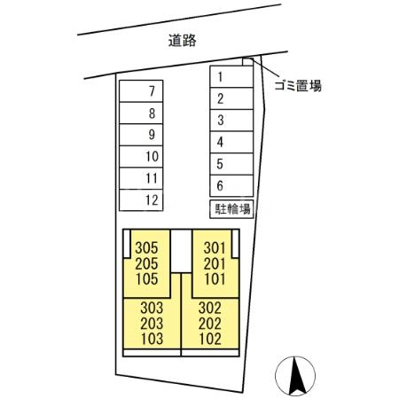 4/14 駐車場