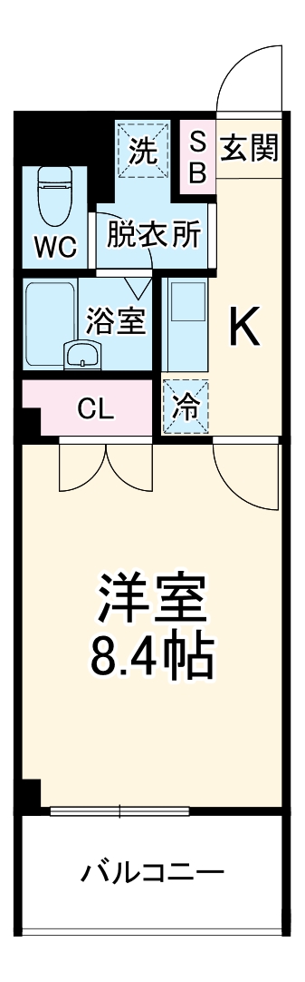アンプルールフェールYoshidaの間取り